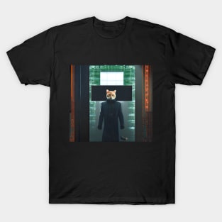 Cat in matrix T-Shirt